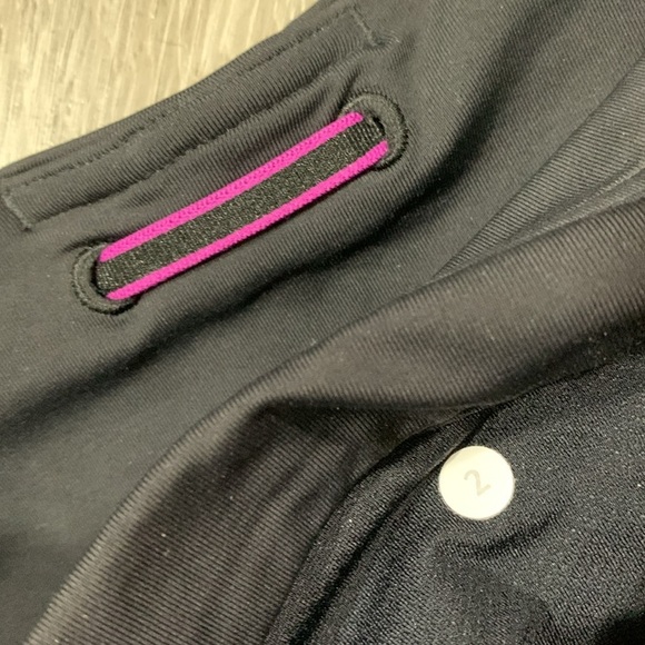 Lululemon Speed Tight II Om Stripe Black Multi / Black size 2 - Picture 6 of 15